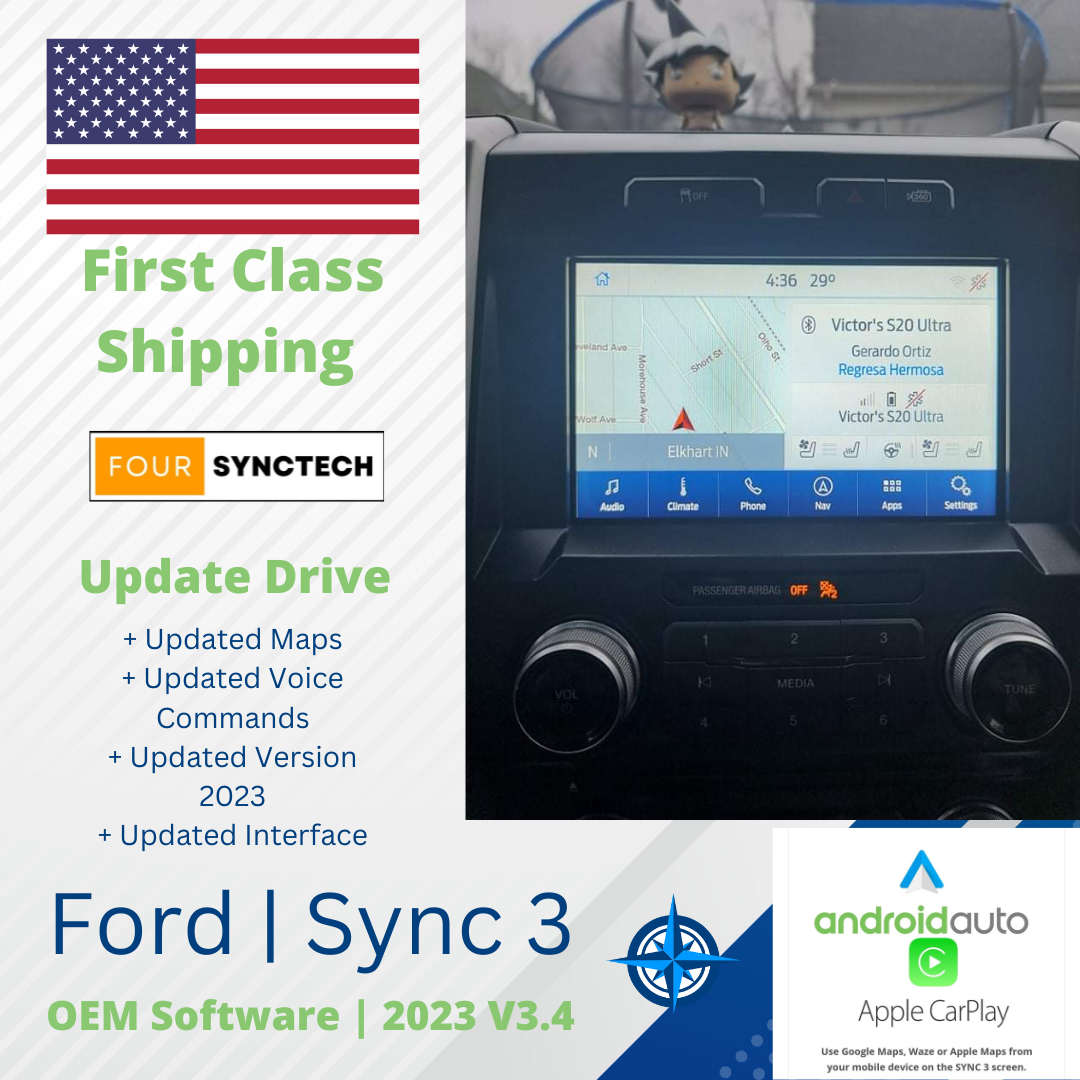 Sync 3 Update Drive (Updates to V3.4 with Newest Maps) – FourSyncTech