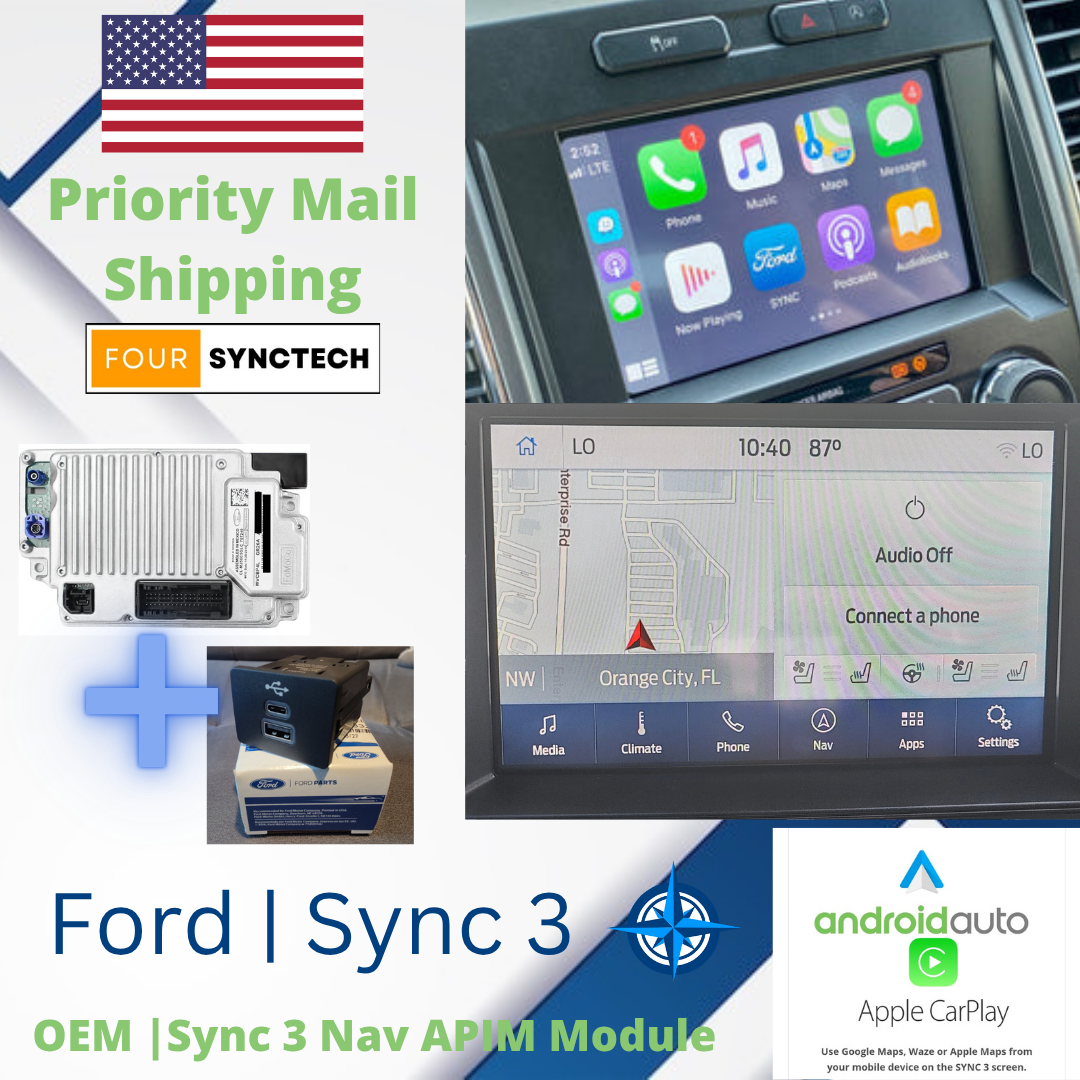 2016+ Ford Sync 3 APIM Nav Upgrade (OEM, Updated and Programmed to VIN)