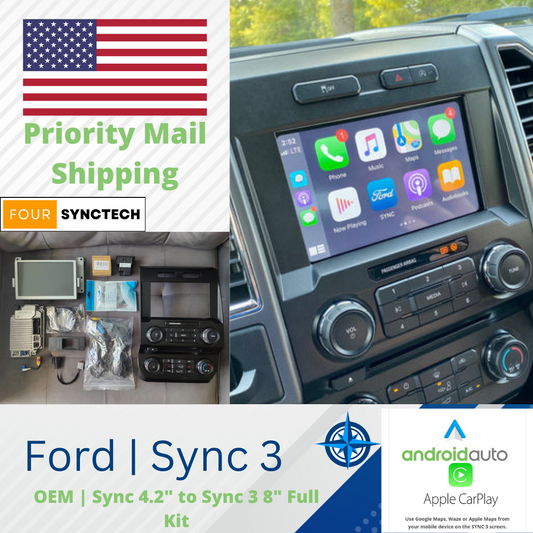 2015 - 2017 Ford F-150 F-250 Sync 1 4.2" to 3 Full Conversion Kit