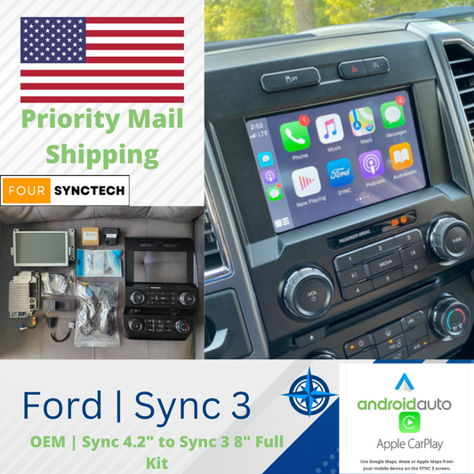 2018 - 2022 Ford F-150 F-250 Sync 4.2" to 3 Full Conversion Kit