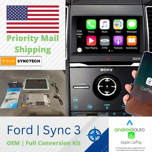 2013 - 2016 Ford Taurus Sync 3 Conversion Full Kit