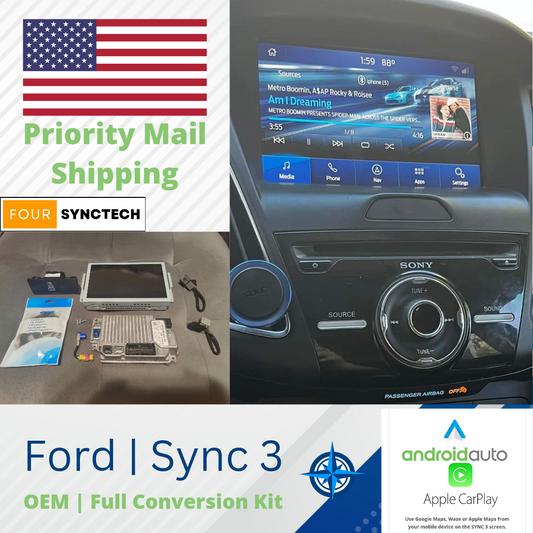 2012 - 2015 Ford Focus Sync 3 Conversion Full Kit