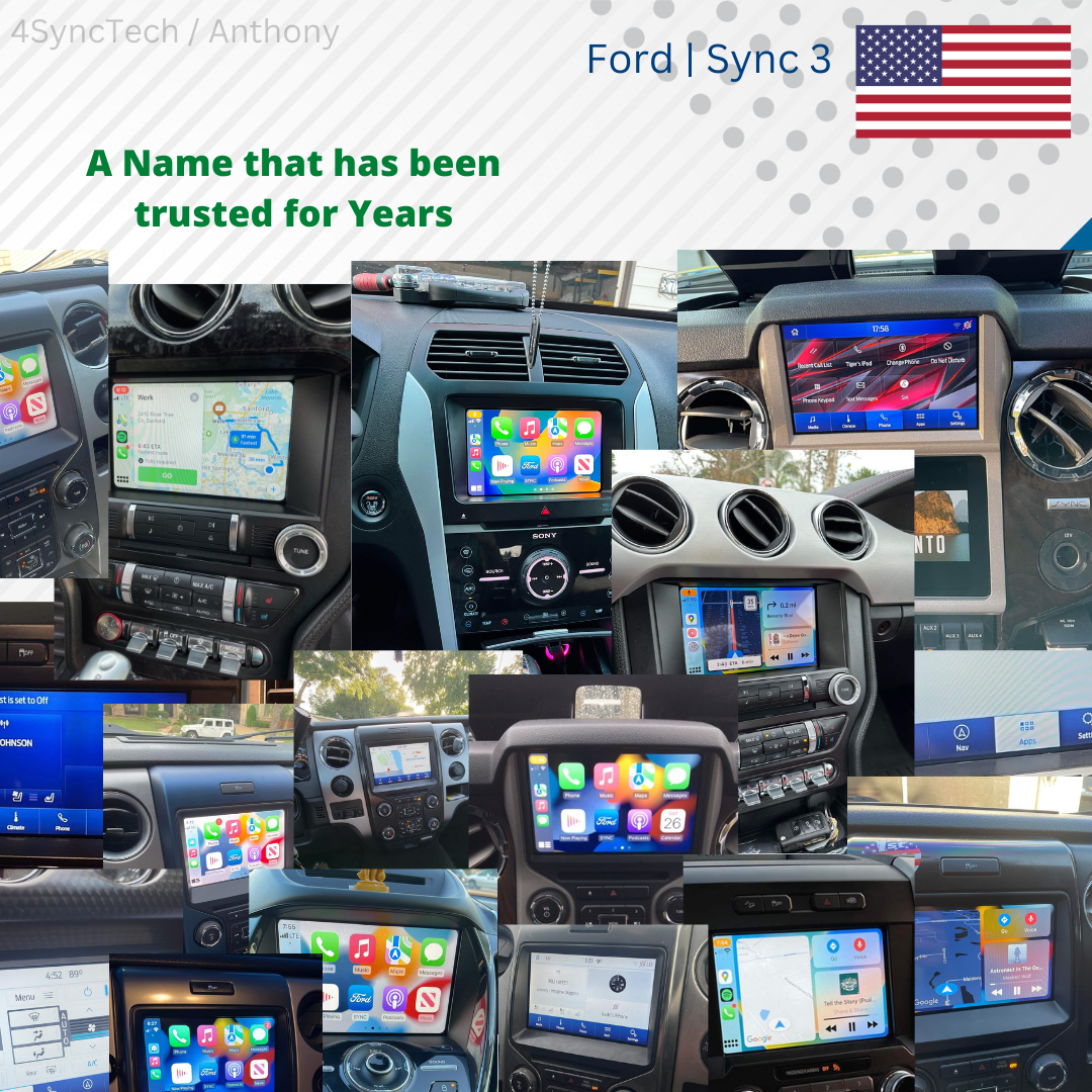 2015 - 2020 Ford Mustang Sync 4.2" to 3 Full Conversion Kit