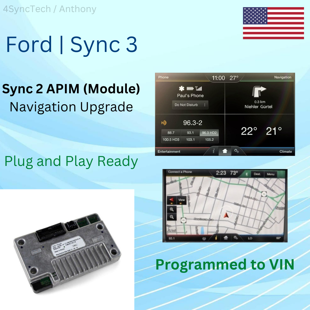 Ford Apim Accessory Power Module OEM Ford Lincoln Sync 2 Receiver Module APIM (Programmed to VIN ...