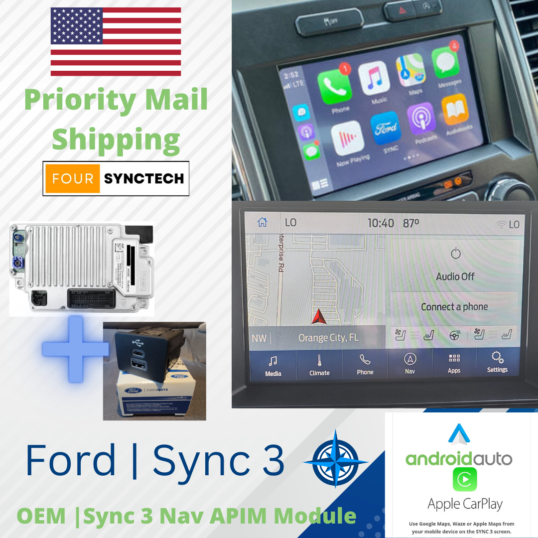 Ford Apim Accessory Power Module 2016+ Ford Sync 3 APIM Nav Upgrade (OEM, Updated and Programmed to VIN ...