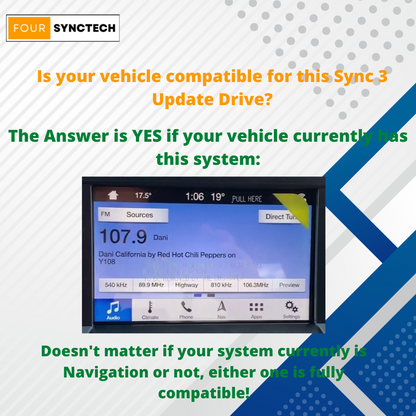 Sync 3 Update Drive (Updates to V3.4 with Newest Maps) + Type C USB Hub