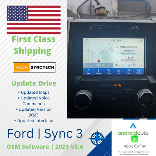 Sync 3 Update Drive (Updates to V3.4 with Newest Maps) + Type C USB Hub