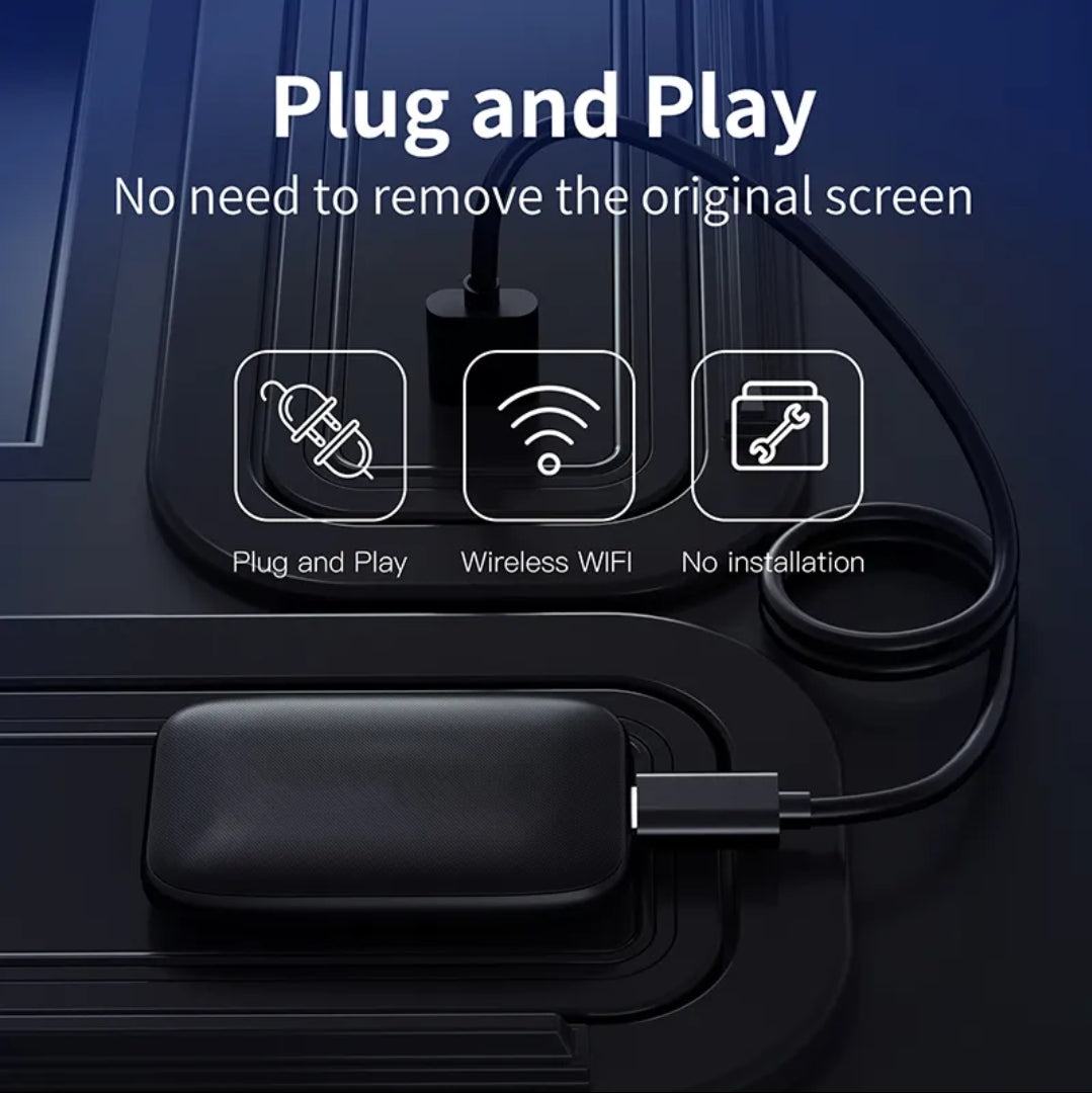 Wireless Apple CarPlay and Android Auto (Netflix +  Support