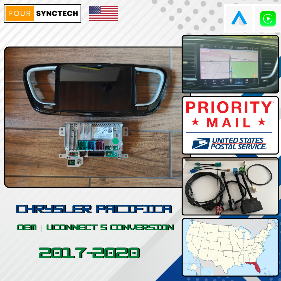 Chrysler Pacifica Uconnect 5 10.1" Full Conversion Kit