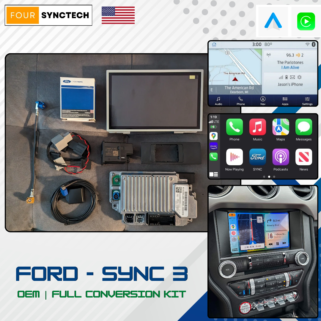 2015 - 2017 Ford Mustang Sync 3 Conversion Full Kit