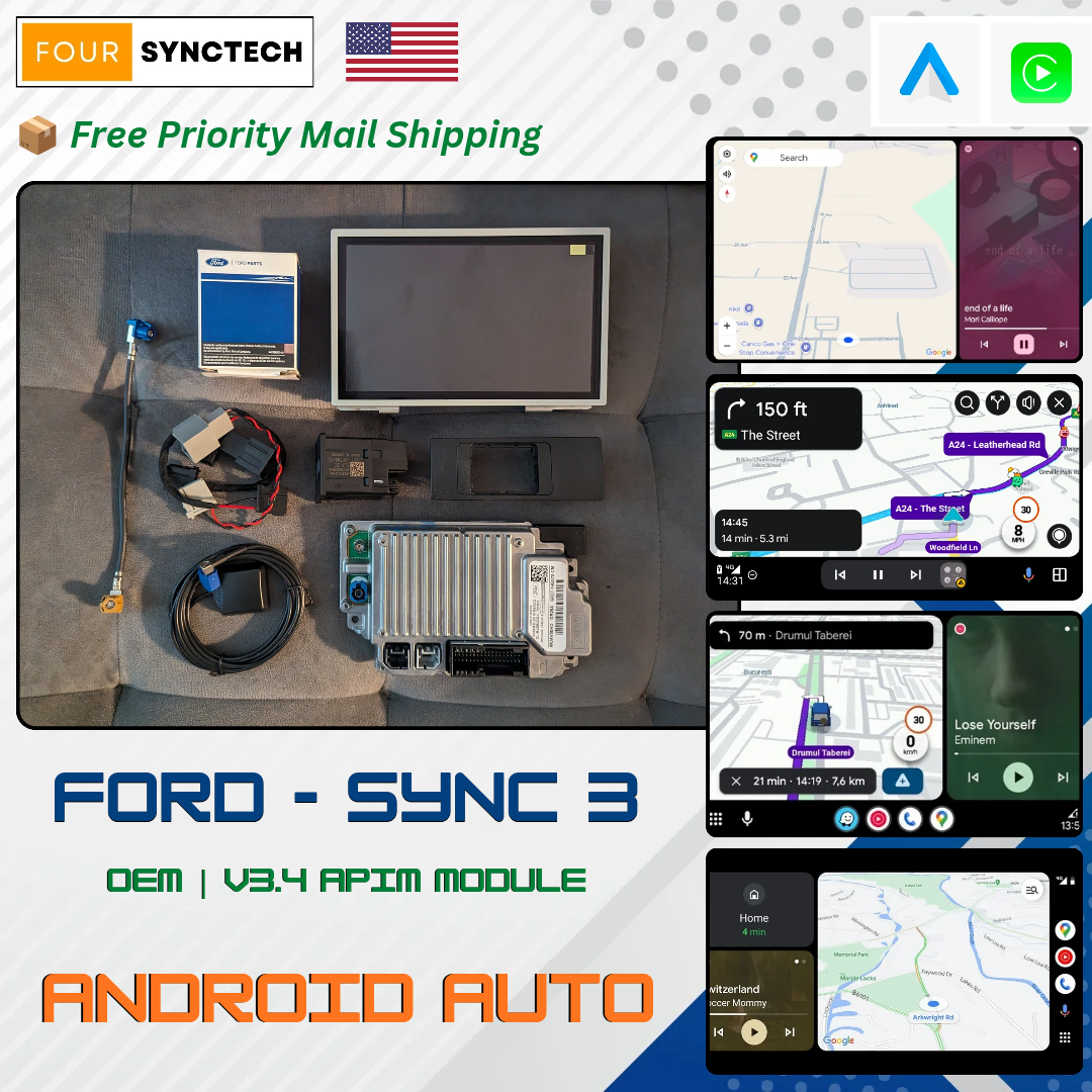 2013 - 2014 Ford  F-150 Sync 3 Conversion Full Kit