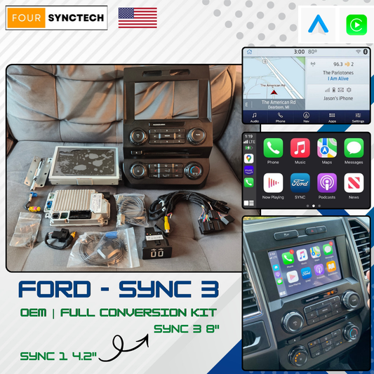 2015 - 2020 Ford F-150 F-250 Sync 4.2" to 3 Full Conversion Kit