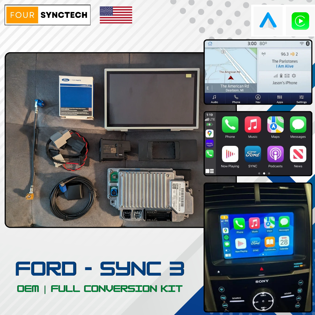 2011 - 2015 Ford Edge Sync 3 Conversion Full Kit