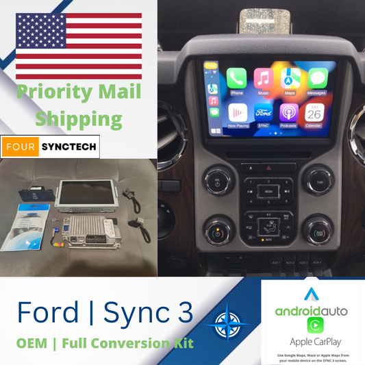 2013 - 2016 Ford  F-250 F-350 Sync 3 Conversion Full Kit