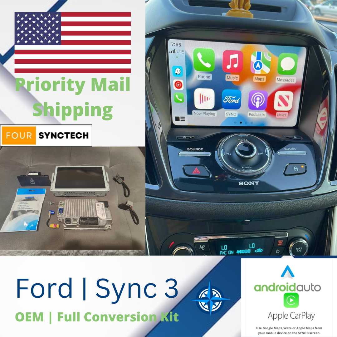 2013 - 2016 Ford Escape Sync 3 Conversion Full Kit