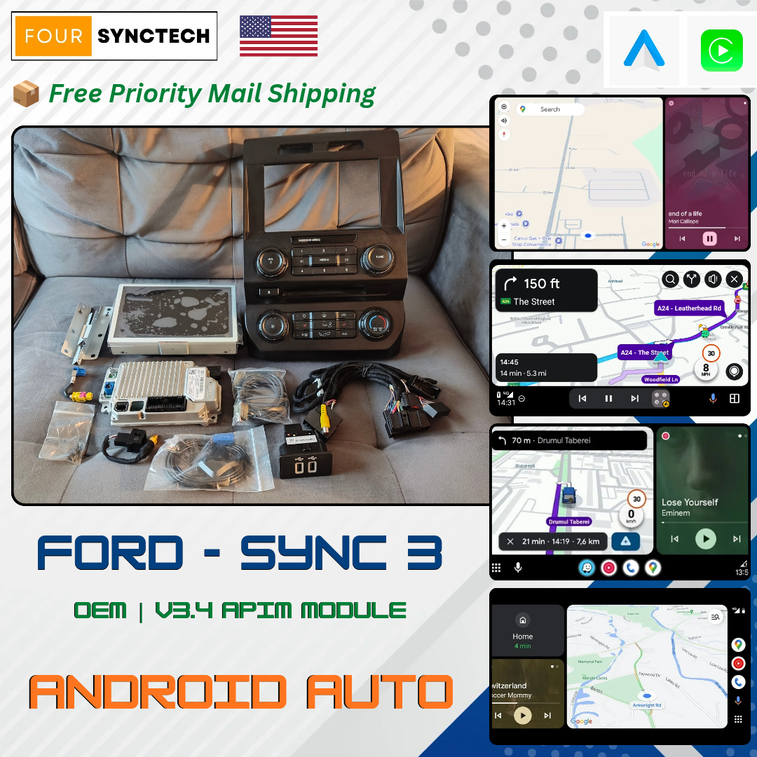 2018 - 2022 Ford F-150 F-250 Sync 4.2" to 3 Full Conversion Kit