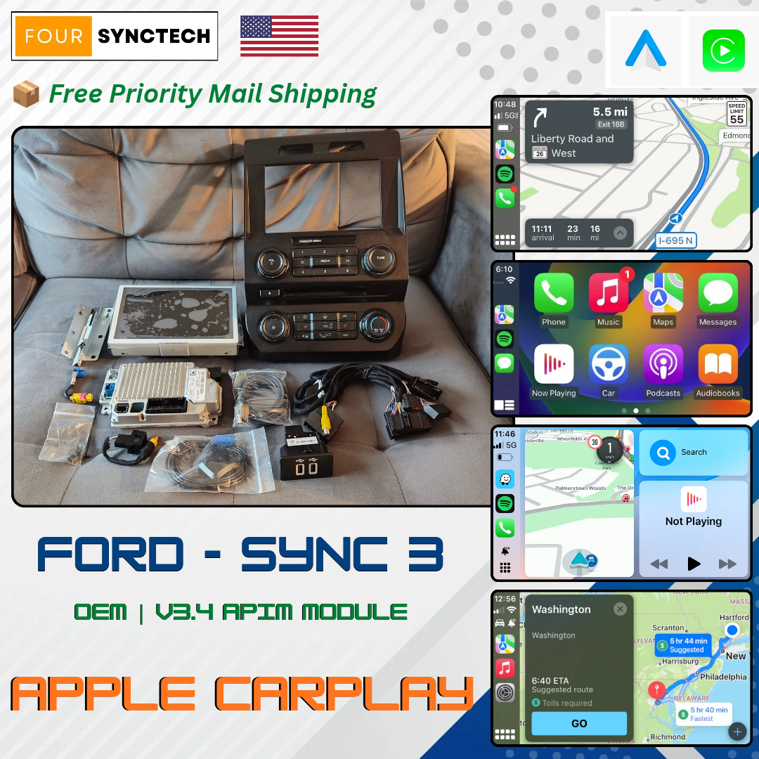 2018 - 2022 Ford F-150 F-250 Sync 4.2" to 3 Full Conversion Kit
