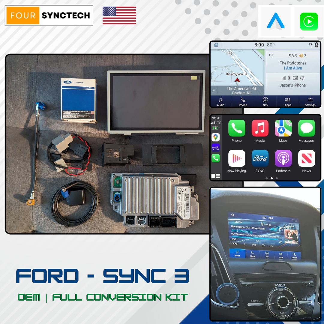 2012 - 2015 Ford Focus Sync 3 Conversion Full Kit