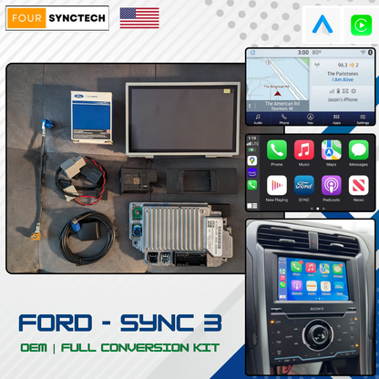 2013 - 2016 Ford Fusion Sync 3 Conversion Full Kit