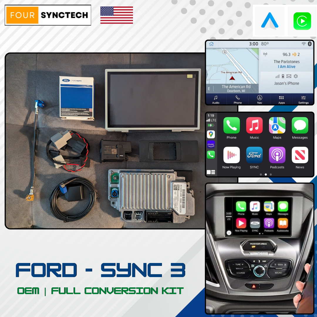 2013 - 2016 Ford Transit Sync 3 Conversion Full Kit