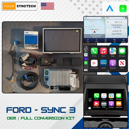 2013 - 2016 Ford Taurus Sync 3 Conversion Full Kit