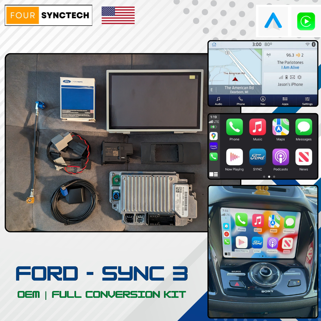 2013 - 2016 Ford C-MAX Sync 3 Conversion Full Kit