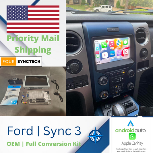 2013 - 2014 Ford  F-150 Sync 3 Conversion Full Kit