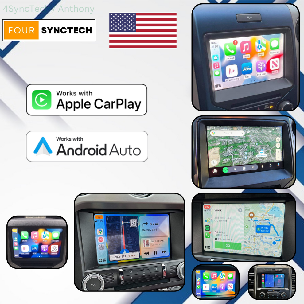 2013 - 2016 Lincoln MKZ Sync 3 Conversion Full Kit – FourSyncTech