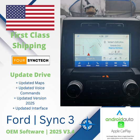 Sync 3 Update Drive (Updates to V3.4 with Newest Maps)